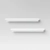 2pc Traditional Wall Shelf Set White - Threshold™ -Furniture Store GUEST 25b9ca45 a7d7 42e9 a599 48950042bb35