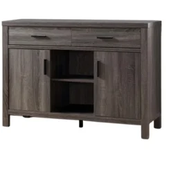 FC Design 47"W Sideboard Storage Cabinet, Dining Server Cupboard Buffet Table With Two Cabinets And Drawers -Furniture Store GUEST 2627a3d8 f287 4536 8ca7 d4142e8890e3