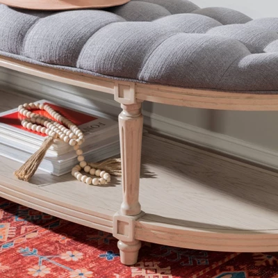 Covil Demilune Bench Charcoal - Powell Company 9 Covil Demilune Bench Charcoal - Powell Company - Image 7