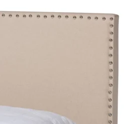 Ramon Linen Panel Bed With Nailhead Trim - Baxton Studio 10 Ramon Linen Panel Bed With Nailhead Trim - Baxton Studio -Furniture Store GUEST 26985d06 4412 44ca a4e0 5bc03452c125