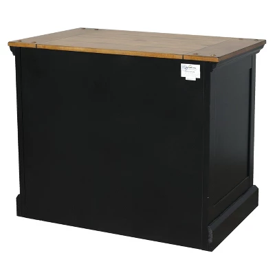 Toulouse File Cabinet Honey/Black - Martin Furniture 7 Toulouse File Cabinet Honey/Black - Martin Furniture - Image 5