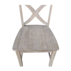 24" Vinyard Counter Height Barstool Washed Gray/Taupe - International Concepts -Furniture Store GUEST 26e21956 7068 46a5 983e 0fe74d91975a