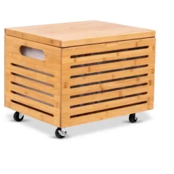 BirdRock Home Bamboo Rolling File Storage Organizer Box With Lid - Natural 13 BirdRock Home Bamboo Rolling File Storage Organizer Box With Lid - Natural -Furniture Store GUEST 2749a2ff 6aed 4850 8783 18110a18d5ee
