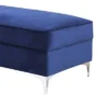 45" Bovasis Velvet Ottoman Blue - Acme Furniture -Furniture Store GUEST 275774a5 d3db 41bb 8251 bff1da21e240