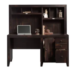Dakota Pass Computer Desk With Hutch Light Brown - Sauder -Furniture Store GUEST 277a171e 63a6 42ed 9186 6ed76c8e4792