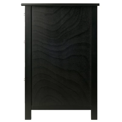 Delta File Cabinet - Black - Winsome 5 Delta File Cabinet - Black - Winsome - Image 3