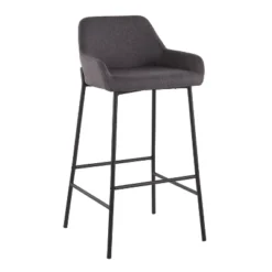 Set Of 2 Daniella Metal Polyester Barstool - LumiSource