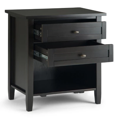 24" Norfolk Solid Wood Nightstand - WyndenHall 5 24" Norfolk Solid Wood Nightstand - WyndenHall - Image 3