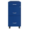 Space Solutions 18 Inch Wide Metal Mobile Organizer File Cabinet For Office Supplies And Hanging File Folders W/ Pencil Drawer & 3 File Drawers, Blue 2 Space Solutions 18 Inch Wide Metal Mobile Organizer File Cabinet For Office Supplies And Hanging File Folders W/ Pencil Drawer & 3 File Drawers, Blue -Furniture Store GUEST 2a8a88f5 f6e9 4289 87f1 bf3b00dff3df