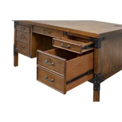 Addison Half Pedestal Desk Auburn - Martin Furniture -Furniture Store GUEST 2a8aeb28 7a61 409c 84a4 6021177bd9f8