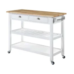 American Heritage 3 Tier Stainless Steel Kitchen Cart With Drawers - Breighton Home -Furniture Store GUEST 2b03cd2a 716b 4ce9 a9fc d72a50a24cb2