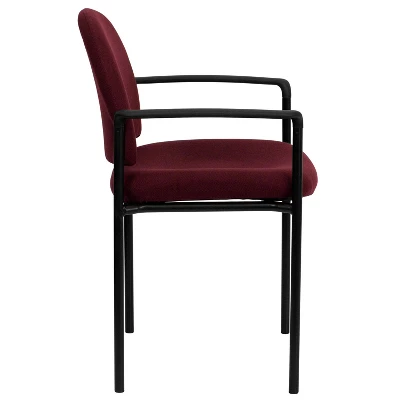 Flash Furniture Comfort Stackable Steel Side Reception Chair With Arms 9 Flash Furniture Comfort Stackable Steel Side Reception Chair With Arms - Image 7