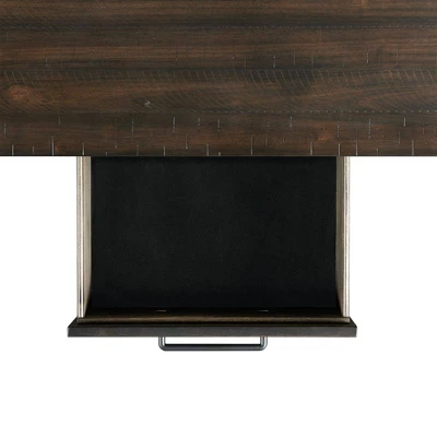 Stanford Storage Bar Smokey Walnut - Picket House Furnishings 11 Stanford Storage Bar Smokey Walnut - Picket House Furnishings - Image 9