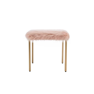 18" Square Metal Ottoman - WOVENBYRD 9 18" Square Metal Ottoman - WOVENBYRD - Image 7