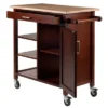 Marissa Kitchen Cart Walnut - Winsome -Furniture Store GUEST 2d516b1e 277b 475f b99f a1a1ab2bb6bc