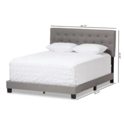 Cassandra Modern And Contemporary Fabric Upholstered Bed - Baxton Studio 13 Cassandra Modern And Contemporary Fabric Upholstered Bed - Baxton Studio -Furniture Store GUEST 2d987f13 7132 450d b048 20d4c108b284