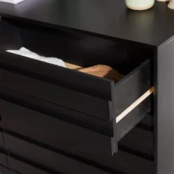 Ilya Solid Wood Modern Panel Front 6 Drawer Dresser - Saracina Home -Furniture Store GUEST 2dc1e829 bc08 48d3 8058 ca72b93eb72b