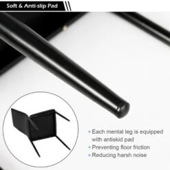 Costway 7 PCS Kitchen Dining Table Set Breakfast Furniture W/ Glass Top Padded Chair -Furniture Store GUEST 2dc44c76 d705 4b0b 9977 ff23486a94b3