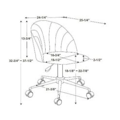 Athena Desk Chair - Linon -Furniture Store GUEST 316c0906 e6aa 48c2 8e0f 030e49dc0994