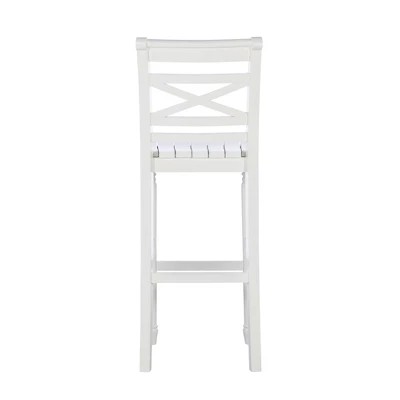 Bristol Barstool White - Powell Company 4 Bristol Barstool White - Powell Company - Image 2