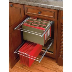 Rev-A-Shelf 2 Tier 14.5" Base Cabinet File Drawer Organizer System For Leterr & Legal Sized Files For Home Office Or Home Storage, Chrome, RAS-FD-KIT 9 Rev-A-Shelf 2 Tier 14.5" Base Cabinet File Drawer Organizer System For Leterr & Legal Sized Files For Home Office Or Home Storage, Chrome, RAS-FD-KIT -Furniture Store GUEST 32bf5259 5351 4e0d ada3 d4044ab5d5db