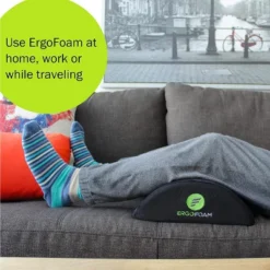 ErgoFoam Ergonomic Foot Rest Under Desk - Premium Velvet Soft Foam Footrest For Desk - Most Comfortable Desk Foot Rest In The World For Lumbar -Furniture Store GUEST 32f99e12 1ce9 427a ac54 ecc293a87392