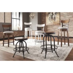 Set Of 2 Valebeck Tall Swivel Barstools Bark - Signature Design By Ashley -Furniture Store GUEST 333ecea1 1575 42c9 9ee6 30c9ca6a01c0