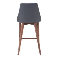 26" Wing Back Faux Leather Counter Height Barstool - Dark Gray - ZM Home 10 26" Wing Back Faux Leather Counter Height Barstool - Dark Gray - ZM Home -Furniture Store GUEST 34255b09 9067 4c18 85bf 83f529115863