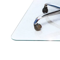 36"x48" Reinforced Glass Executive Glacier Mat For Hard Floors & All Pile Carpets - Cleartex -Furniture Store GUEST 34707c28 b31a 43c9 8e1d b52d75cff9ee