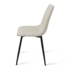 Mona+Bingo 7-Piece Black Rectangular Clear Tempered Transparent Glass Table With 6 Upholstered Side Chairs-Maison Boucle 15 Mona+Bingo 7-Piece Black Rectangular Clear Tempered Transparent Glass Table With 6 Upholstered Side Chairs-Maison Boucle -Furniture Store GUEST 349206cc 4d2c 4694 b8df 0792a90ab370