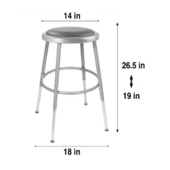 2pk 19 -27" Adjustable Heavy Duty Vinyl Padded Steel Stool - Hampden Furnishings -Furniture Store GUEST 34a9896f 0d06 4524 9075 9cf050314e48
