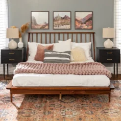 Boho Solid Wood Spindle Platform Bed - Saracina Home 29 Boho Solid Wood Spindle Platform Bed - Saracina Home -Furniture Store GUEST 34e37aae 945b 4e1c b588 d216ba7b0bcd