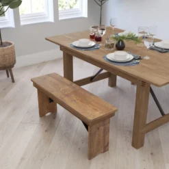 Merrick Lane Antique Solid Pine Folding Farmhouse Style Bench 20 Merrick Lane Antique Solid Pine Folding Farmhouse Style Bench -Furniture Store GUEST 34ed3348 b770 4e1a 9648 75ec318f40a5