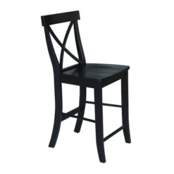 24" Martha X Back Counter Height Barstool - International Concepts -Furniture Store GUEST 3504d15e 3e77 4f4d a7ce e2406524b7d1