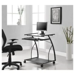 Edgeview Mobile Computer Desk - Black - Room & Joy 9 Edgeview Mobile Computer Desk - Black - Room & Joy -Furniture Store GUEST 351781e5 817c 4ecb 95e8 a56ca6fde82c