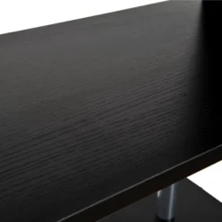 HomCom Modern S-Shaped 5 Tier Room Dividing Bookcase Wooden Storage Display Stand Shelf - Black 11 HomCom Modern S-Shaped 5 Tier Room Dividing Bookcase Wooden Storage Display Stand Shelf - Black -Furniture Store GUEST 36cf6bab 27c6 4bb3 87d2 23c641c7df7f