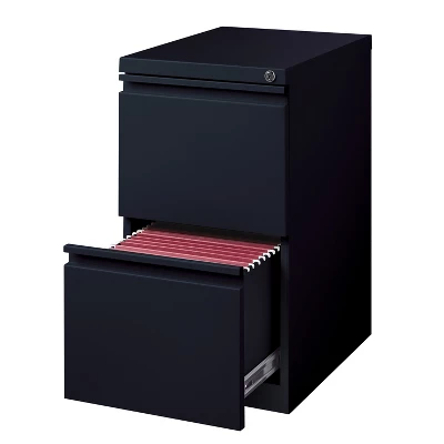 20" Deep 2-Drawer Pedestal File Cabinet - Hirsh 5 20" Deep 2-Drawer Pedestal File Cabinet - Hirsh - Image 3
