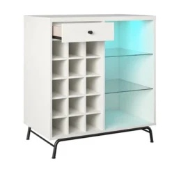 Hannaford Bar Cabinet White - Room & Joy -Furniture Store GUEST 36f8b024 d256 4625 8579 e7fbe92b1e23