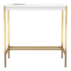 Everbay Writing Desk With Power And USB Plug - MiBasics -Furniture Store GUEST 377b5f79 8213 4e43 993d d5941652273f