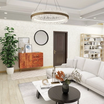 Modern Metal Buffet Brown - Olivia & May 15 Modern Metal Buffet Brown - Olivia & May - Image 13