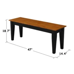 Shaker Bench Black/Red - International Concepts 9 Shaker Bench Black/Red - International Concepts -Furniture Store GUEST 3836b8c9 f753 4da2 b141 50a53b5b7a3f