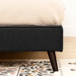 Queen Sazena Upholstered Complete Bed Charcoal Gray - South Shore -Furniture Store GUEST 3a1db5dd 64b6 4d67 8a4f b373402bca7c