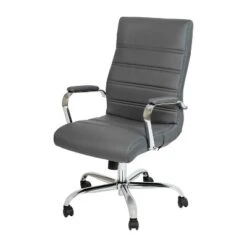 Emma And Oliver High Back Executive Swivel Office Chair With Metal Frame And Arms -Furniture Store GUEST 3b0cee26 b7a2 42d7 b53c fca35183a09b