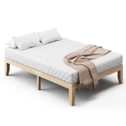 Costway Full Size Wood Bed Frame & Memory 8'' Foam Mattress Set CertiPUR-US Certified -Furniture Store GUEST 3c0ee602 ce1e 470a aa70 b146ab369736