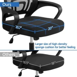 Yaheetech Adjustable Ergonomic Computer Chair Office Chair -Furniture Store GUEST 3cdbff90 deae 4003 bebc 45a06e4b43d1