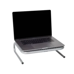 Mind Reader Metal Monitor Stand With Keyboard Storage Space Silver -Furniture Store GUEST 3d9862c4 19b1 42e2 8941 80db172dd12a