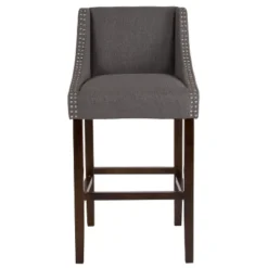 Merrick Lane Taylorsville 30 Inch Bar Height Stool With Nailhead Trim 23 Merrick Lane Taylorsville 30 Inch Bar Height Stool With Nailhead Trim -Furniture Store GUEST 3e3afabe 50b6 470f 8e5f 1fe8f35095ea