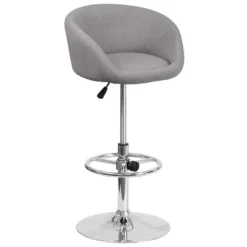 Flash Furniture Contemporary Adjustable Height Barstool With Barrel Back And Chrome Base -Furniture Store GUEST 3e6034f7 5563 47b6 958c 64013c76ad22