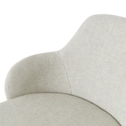 26"-34.5" Mars Armrest Upholstered 360° Swivel Counter Height Stool Combine With Black Legs (Set Of 2) -The Pop Maison -Furniture Store GUEST 3ea8cadd 0458 4a98 af95 14b2ca063c84