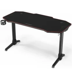 Costway 55'' Gaming Desk T-shaped Computer Desk W/ Full Mouse Pad & LED Lights -Furniture Store GUEST 3fe19e6c 147c 4a10 a831 a4f02bb8d3d5